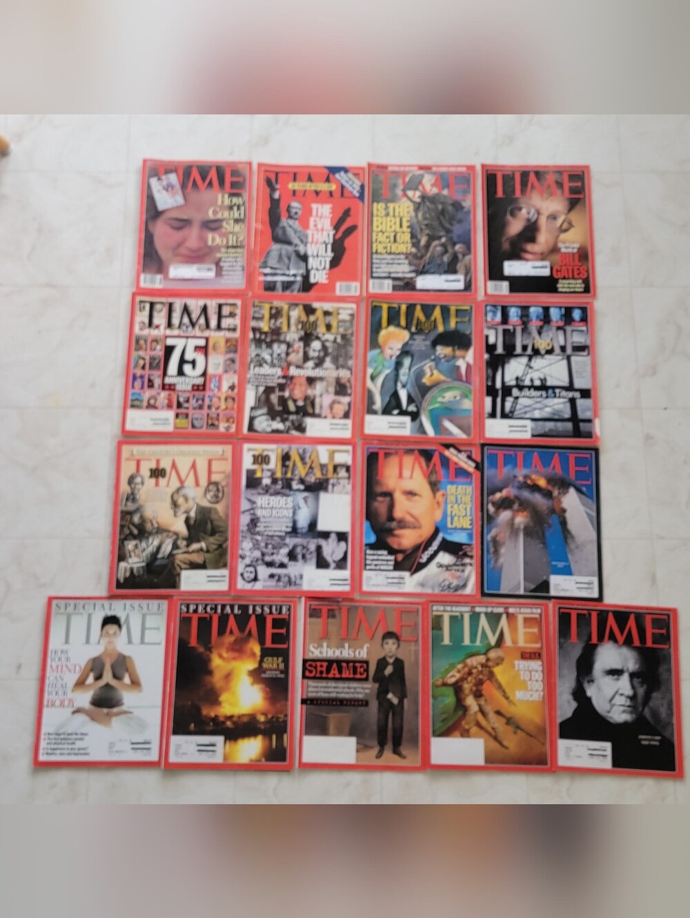 Seventeen Time Magazines 1994 to 2003